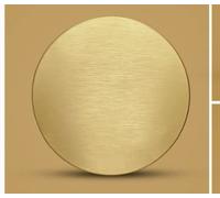 Ventilatore di scarico per camper, Ventilatore Di Scarico A Casa Attraverso Il A Parete Finestra Vetro Dell'hotel Ventola Ventilazione Del Pannello In Alluminio Da Bagno Nero 6 Pollici(Gold,4 inches)