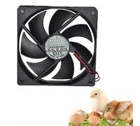 Ventilatore di scarico per incubatrice automatica uova/pollo 48/56 nero 16162,