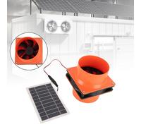 Ventilatore Di Scarico Robusto Alimentato A Energia Solare Per Tubo Rotondo Per