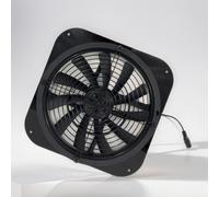 Ventilatore di scarico solare 26 5 cm per serre e capannoni con funzionamento a [EEK: A]