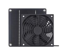 Ventilatore di Scarico Solare 3W 4 7 Pollici per WC e Casetta per Animali Domest