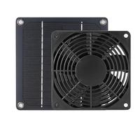 Ventilatore di scarico solare da 10 W e 12 V, mini ventilatore da 6 pollici, ventilatore alimentato a pannello solare, estrattore d'aria for pollaio, serra for camper