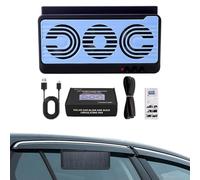 Ventilatore Di Scarico Solare Per Auto - Ventilatore Portatile Raffreddamento, Montabile Su Finestra Per Auto | Ventilatore Silenzioso Con Purificazione 'Aria Per Casa Ext