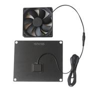 Ventilatore Di Scarico Solare Per Capannone - Ventilatore Solare da 30W - Apparecchio Silenzioso, Soluzione Da Parete Per Caniere Per Eliminare Odori E Far Circolare Aria