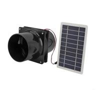 Ventilatore di ventilazione a risparmio energetico con pannello solare, soluzione di raffreddamento sostenibile for rifugi for animali e capanni da giardino,Resistenza