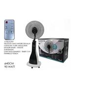 Ventilatore digitale nebulizzatore DINAMIC FUN con ruote e telecomando [EEK: A++]