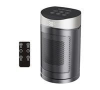 Ventilatore e riscaldatore - 6 modalità regolabili - Circolatore d'aria - Riscaldamento elettrico silenzioso - Mini per scrivania bagno casa ufficio camera interna