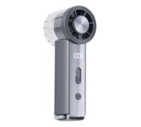 Ventilatore Elettrico a Mano - Dispositivo con Display Digitale | Mini Ventilatore Palmare 6 Velocità - per Viaggio Picnic Scuola Pendolarismo Spiaggia Festival Musicali Studenti Ragazzi Ragazze