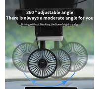 Ventilatore Elettrico da Auto 3 Velocit Regolabile Motore Silenzioso con Asta