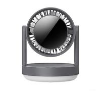 Ventilatore elettrico estetico con design avanzato del flusso d'aria, perfetto per qualsiasi ambiente interno (grigio scuro)