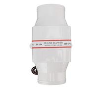 Ventilatore elettrico in linea 12v Scocca in ABS per barca marina in linea Ventilatore di aria di sentina Ventilatore di ventilazione del motore per cabina marina (3 pollici)