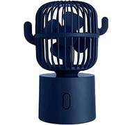 Ventilatore Elettrico Mini Ventilatore Ricaricabile Alimentato Tramite USB 3 velocità Ventola da Tavolo Regolazione Ventola Portatile per Un Migliore Raffreddamento per Bambini alla Moda Ragazze Cool