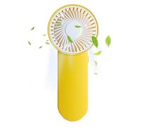 Ventilatore elettrico portatile alimentato a batteria, elegante dispositivo di raffreddamento silenzioso con cordino | Dispositivo di brezza personale compatto per viaggi, spiaggia, campeggio