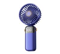 Ventilatore elettrico portatile con velocità regolabile e supporto per | Ventilatore elettrico portatile compatto con impostazioni di velocità regolabili per uso personale, oltre a un supporto per