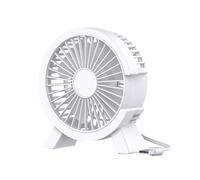 Ventilatore Elettrico Portatile Da 4 Pollici Tavolo Con Ingresso USB Mini Raffreddatore D'aria Muto Estivo Collegamento Al PC For La Scuola Del'home Office Vento Forte(White)