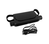 Ventilatore Elettrico Portatile per Auto con Motore Brushless e Porta di Ricaric