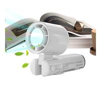 Ventilatore elettrico portatile, pieghevole, con luci d'atmosfera, display digitale, ideale per il clima caldo, con 199 modalità di vento, per ragazze, ragazzi, ragazzi e giovani