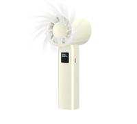 Ventilatore Elettrico Portatile,Ventilatore Personale Ricaricabile Con Display Velocità - Gadget Silenzioso con Display Velocità Ricaricabile per Spiaggia Viaggi Palestra Interna Campeggio