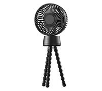 Ventilatore elettrico portatile Ventilatore USB Ventilatore da tavolo Raffreddatore esterno 3 Gear Regolabile 120 ° Rotary Ventilatore portatile