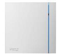 S&P SILENT-100 CRZ DESIGN - Estrattore da bagno, 230 V, 50 Hz, 5 cm, Ventilatore elicoidale, Compatibile con desktop, Plastica e Metallo