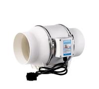 Ventilatore Estrattore, 3/4/5/6 Pollici La di Scarico Cucina Tubo Condotto Ventilatore Bagno Estrattore Ventilazione WC Parete Pulizia 'Aria Finestra Ventilatore Industriale(4inch)