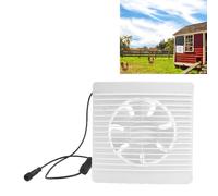 Ventilatore Estrattore Bagno Ventilazione Solare Silenziosa per Montaggio a Pare [EEK: A+]