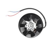 Ventilatore Estrattore, Estrattore Da 100 Mm Estrattore Di Fumo Ventilatore Da Condotto 140 M³/H Ventilatore For Tubi In Linea Silenzioso La Forte Addensata La Di Scarico Fissa For Restaura(Noir)