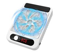 Ventilatore estrattore per unghie, Aspirapolvere professionale for unghie con filtro riutilizzabile, potente, velocità regolabile,per manicure