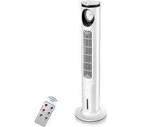 Ventilatore evaporativo Senza Pale per Dispositivo di Raffreddamento dell'Aria con Telecomando, Ventilatore a Torre Silenzioso, Ventola del condizionatore d'Aria con Serbatoio dell'Acqua