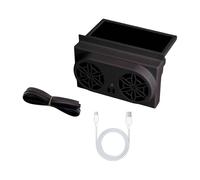 Ventilatore Finestra Energia Solare per Auto con USB per Raffreddamento e Circol [EEK: A]