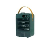 Ventilatore For Aria Condizionata Spray Da Tavolo For Nebbia D'acqua Ghiacciata Silenzioso Ventola USB Raffreddata Ad Acqua For Ufficio Esterno Comfort Raffreddamento Silenzioso(Green)