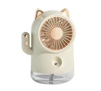 Ventilatore For Nebulizzazione Da Tavolo, Ventilatore For Raffreddamento Personale, Ventilatore For Nebulizzazione D'acqua Ricaricabile Tramite USB For Ufficio, Casa E Campeggio Facile Da Usare(White)