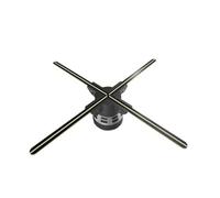 Ventilatore for proiettore olografico 3D, controllo remoto Wi-Fi, display pubblicitario commerciale, proiettore olografico, scheda SD da 32 GB Immagini senza bordi(80cm)