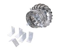 Ventilatore For Turbines Eoliche Con Pale For Soffitta, Garage O Capannone | Con resistente alla pioggia,alle intemperie,in acciaio inossidabile 304,tramite flusso di correnti/aria(450mm/18in)