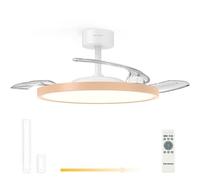 Ventilatore Grunkel Skywood42 Motore DC 30W LED 24W Pale Retrattili