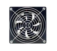 Ventilatore in in plastica ABS Ventilatore da 12 V efficienza energetica Adatto per sistemi idroponici Scarico da cucina e raffreddamento elettronico Ventilatore in