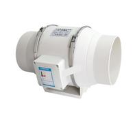 Ventilatore in linea, 3/4/5/6 Pollici A Basso Rumore Tubo Condotto Ventilatore Del Flusso D'aria La Di Scarico Cucina Bagno Ventilazione Estrattore Potente Atti Fan,Basso rumore(4INCH)