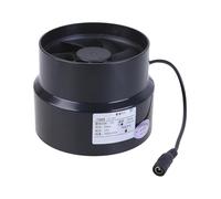 Ventilatore in linea da 97 mm, 12 V, ventola di ventilazione per camper marini, uso con prestazioni silenziose, 3600 giri/min, ventola di scarico di sentina
