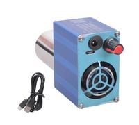 Ventilatore in metallo ad alto flusso d'aria variabile doppia velocità 5 V 12 V ingresso per raffreddamento ventilazione portatile dimensioni esterne ventilatore esterno