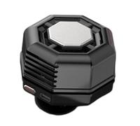 Ventilatore indossabile per camicia, raffreddamento senza lama ricaricabile a 3 velocità, 6,2 x 6,2 x 5,4 cm, design portatile silenzioso, comodo dispositivo di raffreddamento a mani libere, opzione