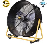 Ventilatore Industriale Alta Portata Portatile MASTER Orientabile Acciaio DF 36P