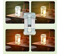 Ventilatore Integrato Faretto LED e Design Impermeabile in Lanterna da Campeggio [EEK: A+]