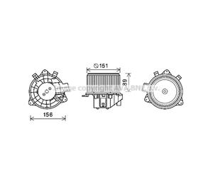 Ventilatore interno AVA COOLING FT8439