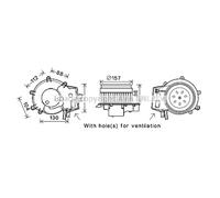 Ventilatore interno AVA COOLING MS8643