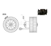 Ventilatore interno MAHLE AB 44 000S