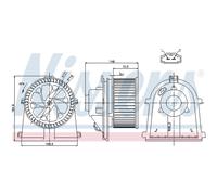 Ventilatore interno NISSENS 87022