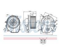 NISSENS 87030 Ventilatore abitacolo