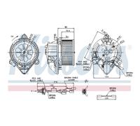 Ventilatore interno NISSENS 87042