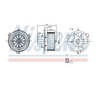 Ventilatore interno NISSENS 87056