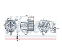 Ventilatore interno NISSENS 87075